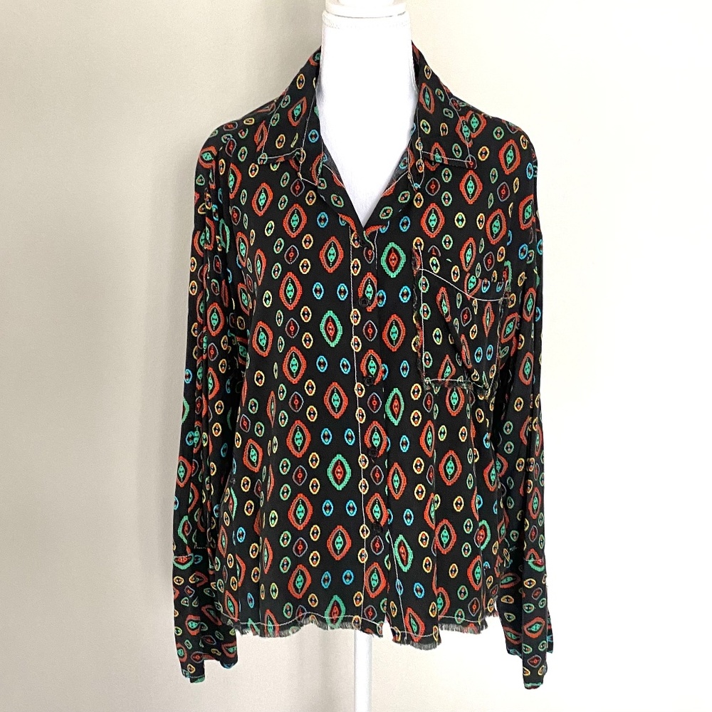 Velvet Heart Oversized Blouse M